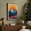 Mountain at Sunrise Retro - Wrapped Canvas-131764510-131764520