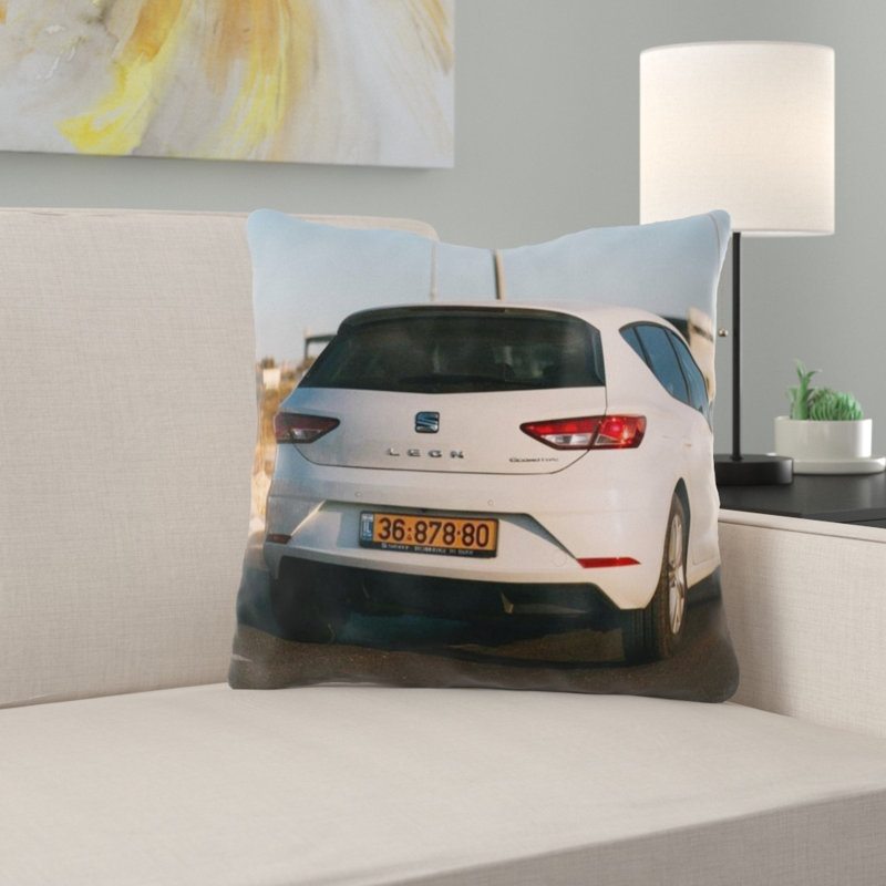 Seat Leon Throw Pillow, Indoor
