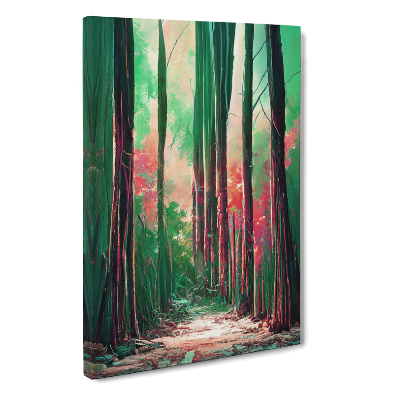 Abstract Forest No.5 - Wrapped Canvas, 60cm H x 40cm W x 3cm D