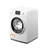 2.7 cu. ft. Stackable Front Load Compact Washing Machine in White, FWM-3CF-W