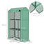Outsunny 3 Tier Mini Greenhouse Reinforced PE Cover 100 x 40 x 150cm-1273929230