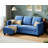 72" Upholstered Sofa Chaise-430677230