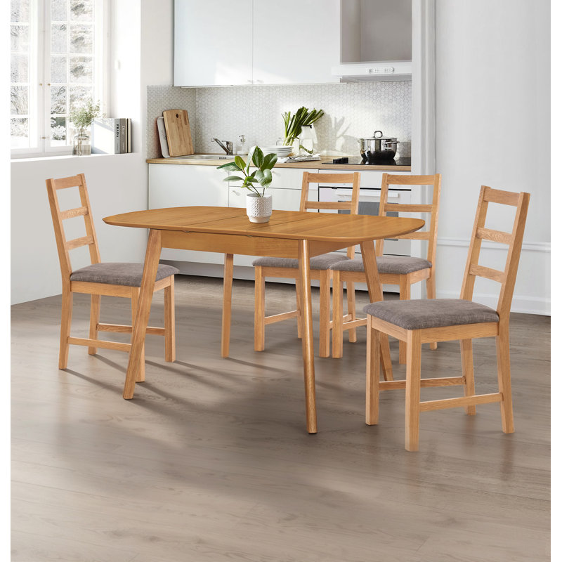 Donnay 4 - Person Butterfly Leaf Dining Set