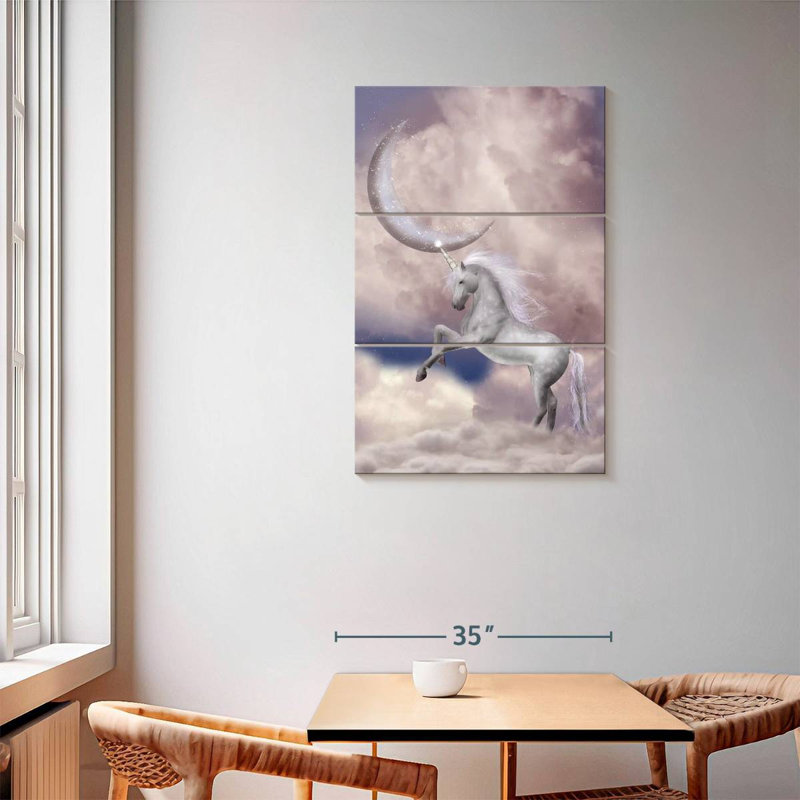 Kelan Unicorn Fantasy, 57" H x 36" W