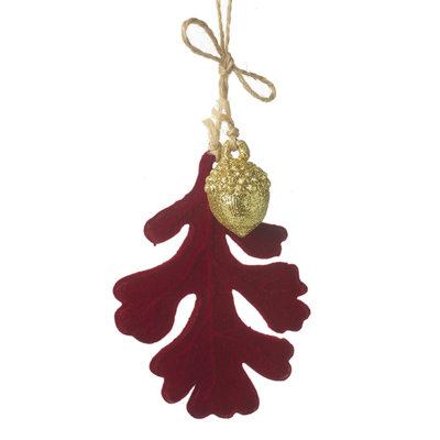 18cm Fabric Holiday Shaped Ornament
