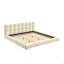Grand lit escamotable mural avec tablettes