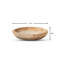 Assiette décorative en bois Nault beige