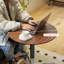Table d'appoint ronde avec roulettes