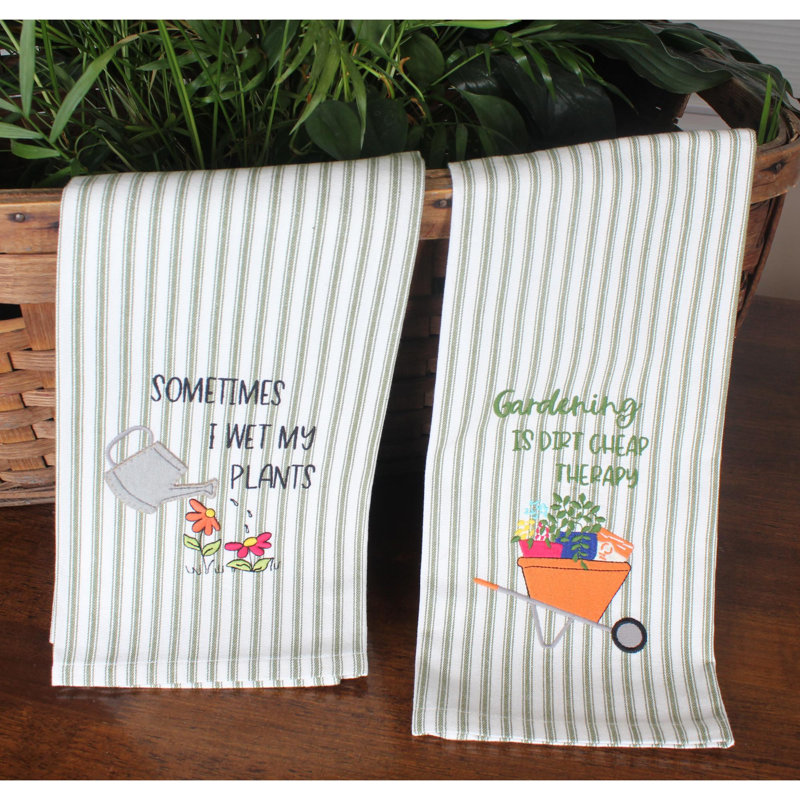 Ensemble de 2 serviettes pour chambre à coucher en coton Eleina
