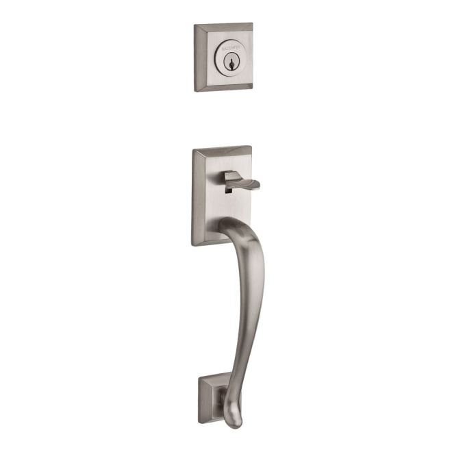 Napa Handleset with Deadbolt and Door Lever and Rosette