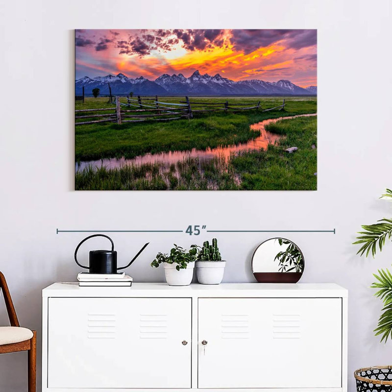 Alvord Grand Teton Radiance, H 26 po x l 39 po