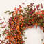 Couronne de porte 24 po avec baies d'eucalyptus artificiel 24 po