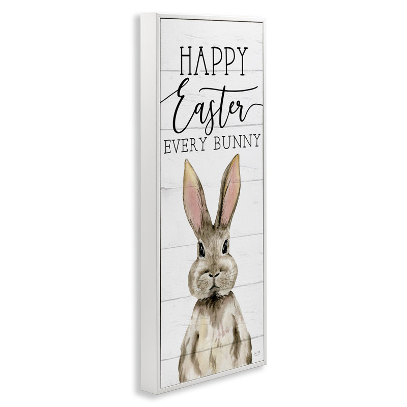 Joyeuses Pâques, chaque lapin, estampe numérique, design by Lux + Me Designs, H 24 po x l 10 po