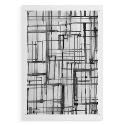 Line Meditation II - Impression sur toile seulement - NON-CADRE