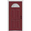 Porte d'entrée pré-suspendue en fibre de verre 1/4 panneau 4 panneaux Grace Grace-631012589-631012599-568881663
