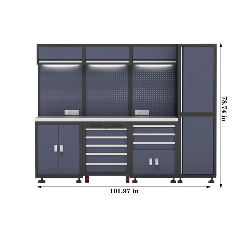 Système de rangement complet pour garage atelier