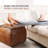 Elliona Square Top-Grain Leather Ottoman-1223669392
