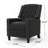 Classic Dark Grey Fabric Push Back Chair-2094287134