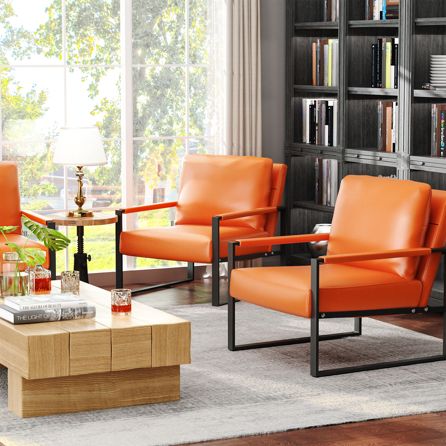 https://assets.wfcdn.com/im/37701158/compr-r85/2095/209539626/faux-leather-upholstered-accent-armchair-set-of-2-mid-century-modern-side-chairs-with-metal-legs-and-thick-padded-backrest-leisure-chairs-vanity-chair-pu-leather-sofa-chairs-for-living-room-office-apartment-bedroom-reading-room-cafe.jpg