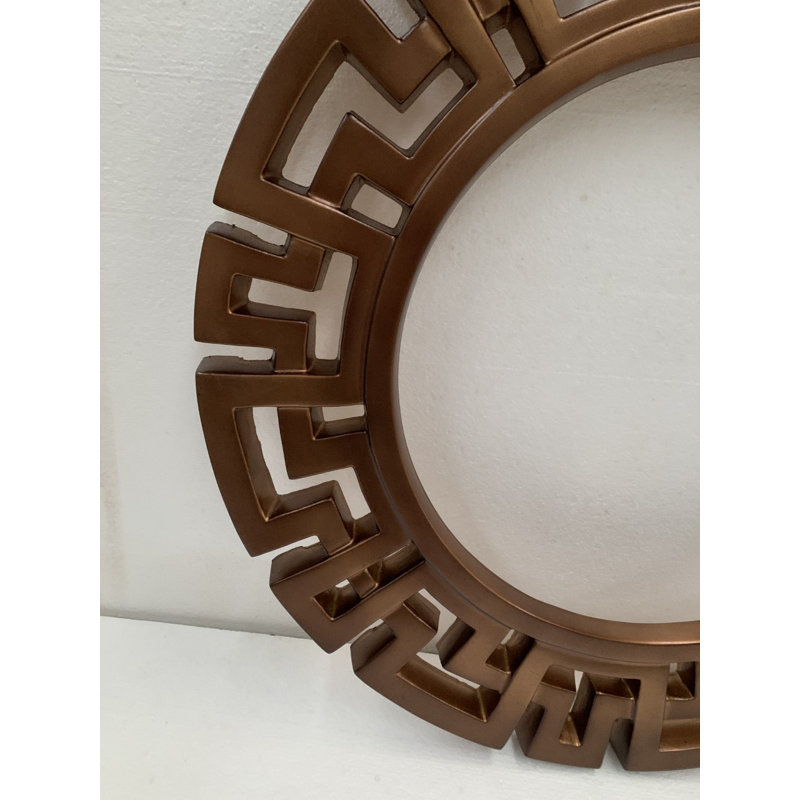 Bridgestone Flat Wall Mirror, Bronze
