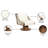 Quinton Vegan Leather Swivel Accent Chair-90995871-90995868
