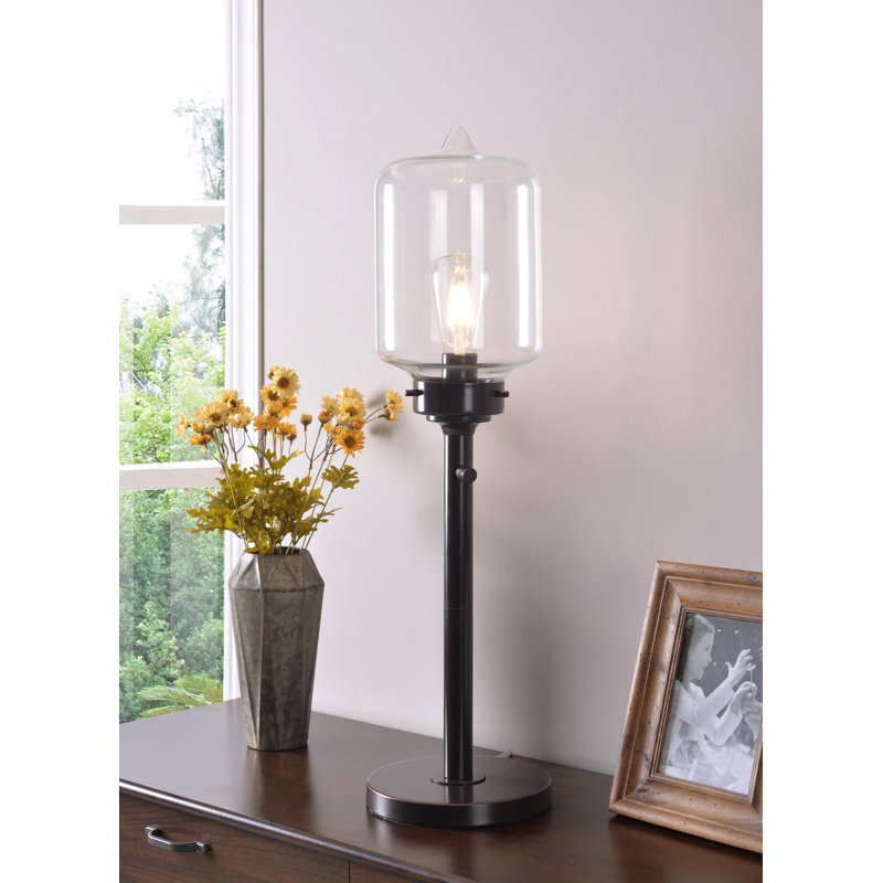 Lampe torchère de 28 po, Bronze huilé