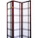 70" Tall "" 3 Room Divider In Cherry - Pine, Hinged For Space Adaptation, Modern Decor Piece High Screen Foldable Utilization, Stylish Interior Feature