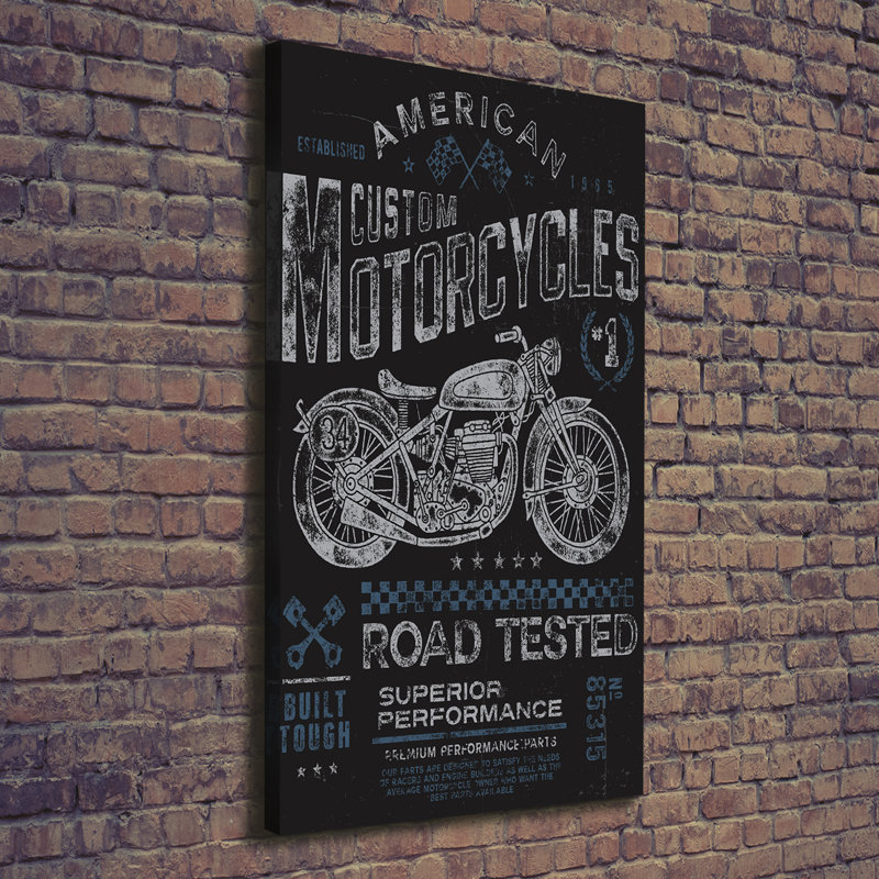 Motoring - Wrapped Canvas Print, 140cm H x 70cm W