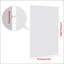 Miroir mural polyvalent surdimensionné et moderne pour de multiples espaces