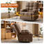 Fauteuil inclinable pivotant surdimensionné PlushGlide avec massage par vibration et chauffage lombaire-130033535