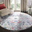 Tapis bleu marine / gris Evart-968133759