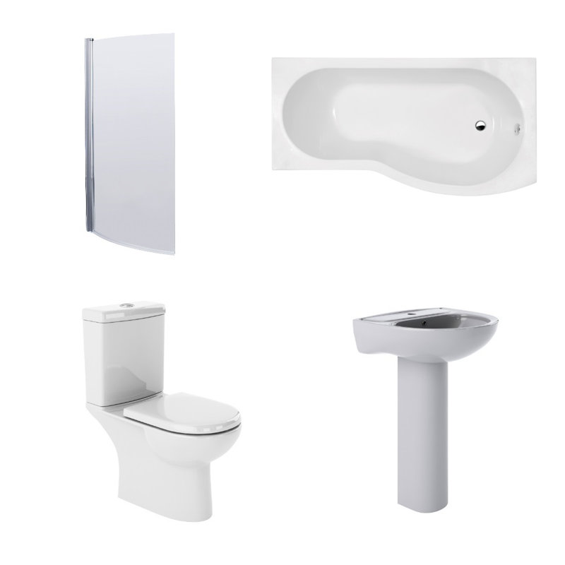 Bathroom Suite, Right-Handed