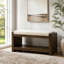 Banc d'appoint avec tablette inférieure et coussin amovible-133953845