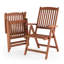 Brodbeck Patio Dining Armchair with Cushion-1786355428
