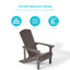 Chaise Adirondack en plastique Armenio-1935180516