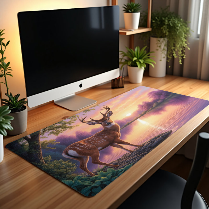Polyester Desk Pad, 23.6x13.8