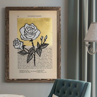 Floral Diary II - reproduction d'un cadre photo sur toile