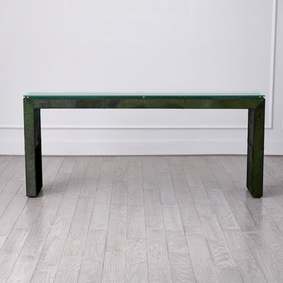Posh 72'' Glass Top Console Table