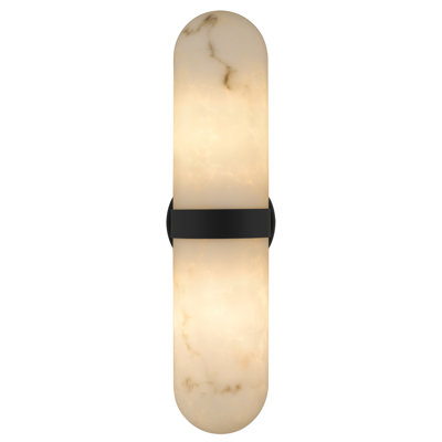 Bree 2-Light Matte Black Wall Sconce
