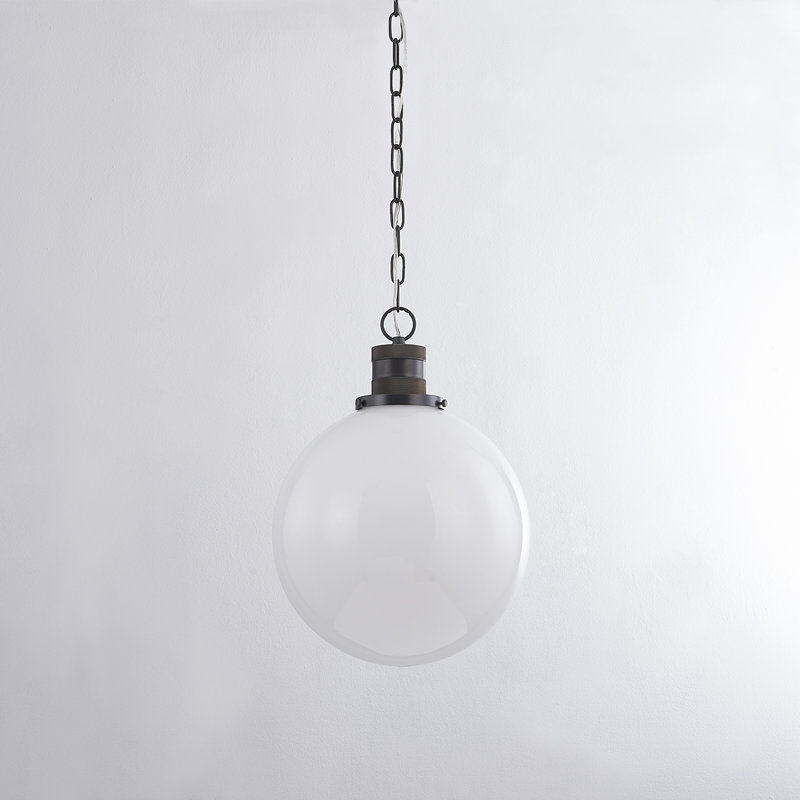 Luminaire suspendu BEVERLY par Zio & Sons, H 19,5 po x l 14 po x P 14 po, Bronze vieilli