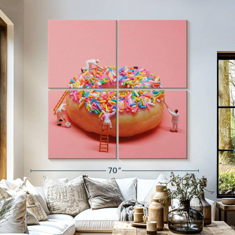 Yarlin Doughnut Construction, 57" H x 57" W