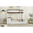Clean Silhouette Solid Wood Bed Frame Compact Storage Sleeper Bunk Bed with Trundle and Desk Crisp White and Walnut
