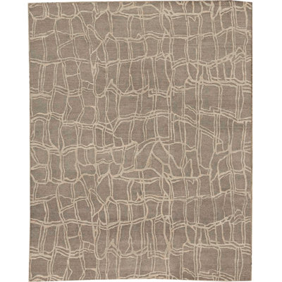 Animal Print Area Rug in Beige