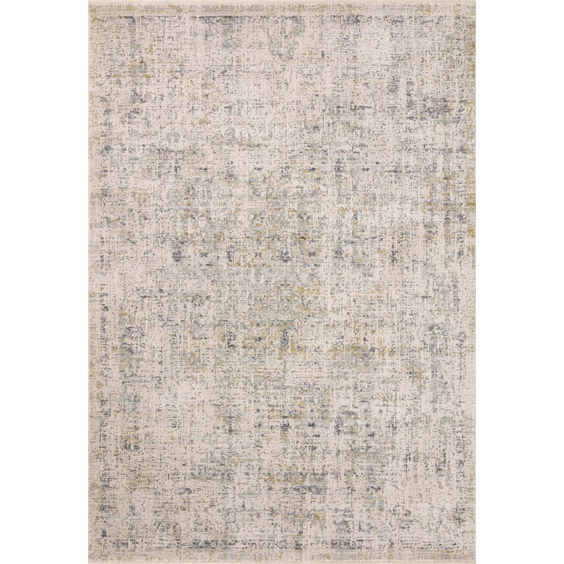 Amber Lewis x Loloi Alie Sand / Sky Area Rug, Rectangle 11'6" x 15'7"