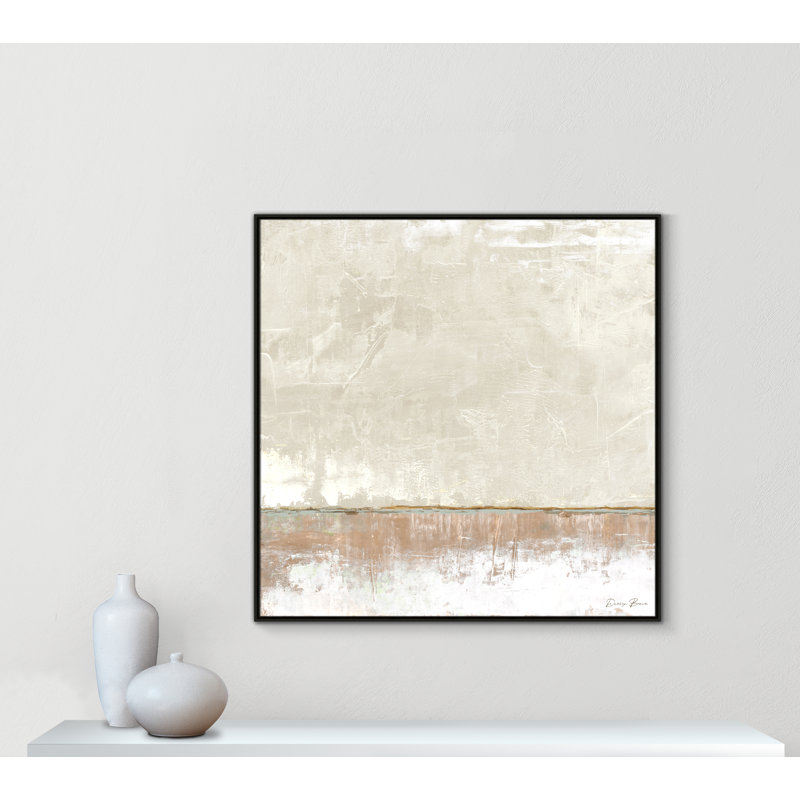 Delevan Better Days 2 - Floater Frame Print on Canvas, 46.5" H x 46.5" W, Black