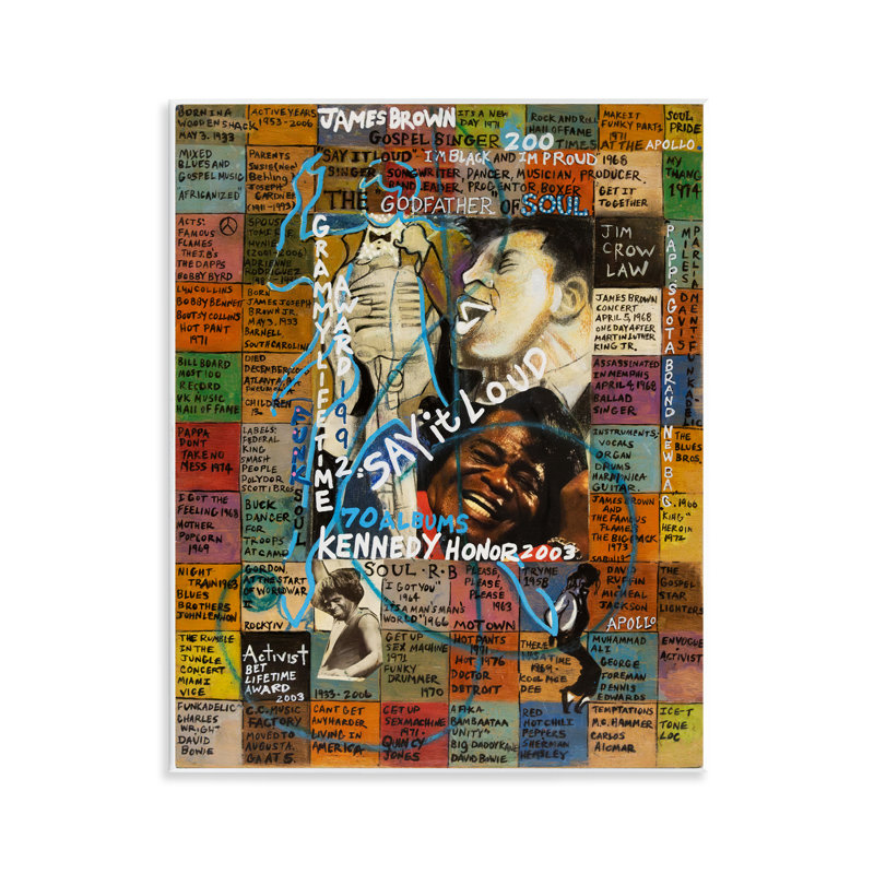 «James Brown Collage» par Sabin