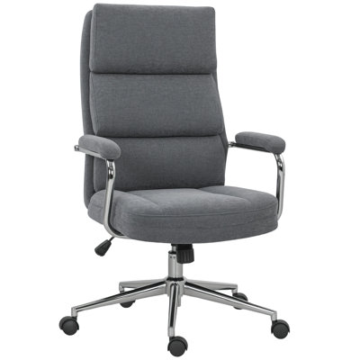 Linen Office Chair