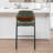 Devane Upholstered Counter Stool With Armrest-123161715