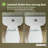 HOROW Round Chair-Height Two-Piece Toilet with Dual Flush and Soft-Close Seat, Floor Mounted, 1.28 GPF