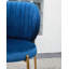 Chaise de salle à manger en velours-118100633